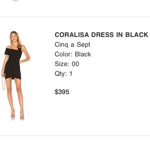 Cinq a Sept Coralisa Dress in black